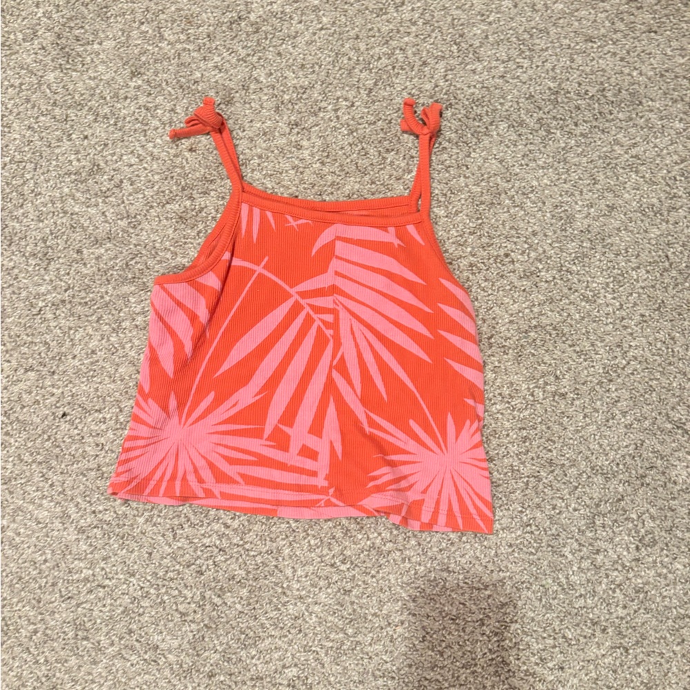 Tropical Print Tank Top